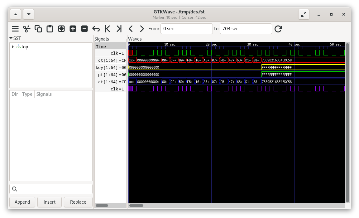 GTKWave Screenshot